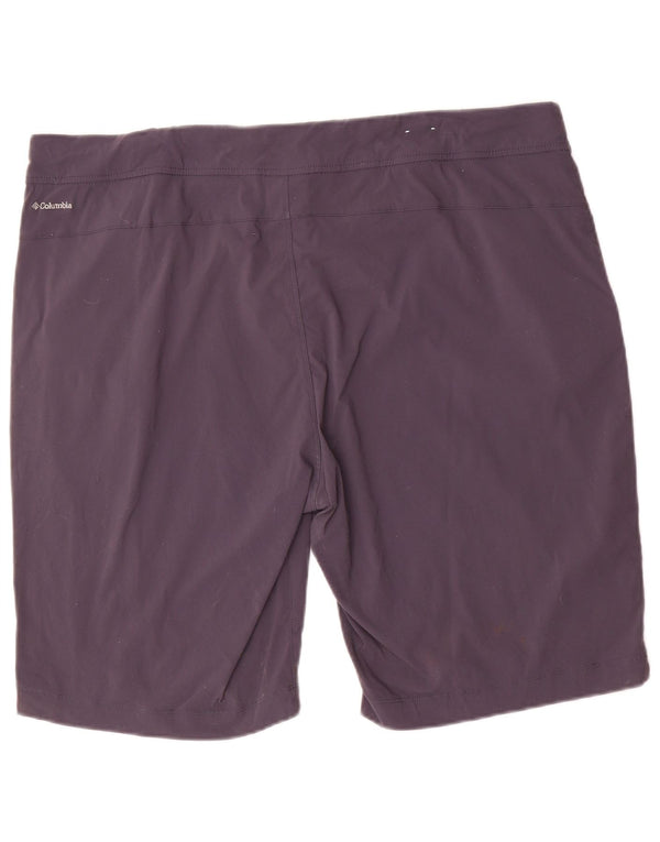 Damskie spodenki chino Columbia Omni-Shield US 18 2XL W40 Granatowy nylon