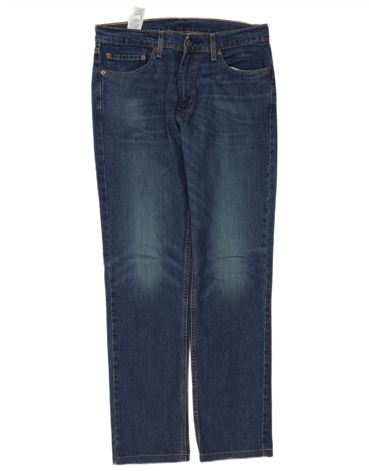 LEVI'S Mens 511 Slim Jeans W32 L30 Blue Cotton