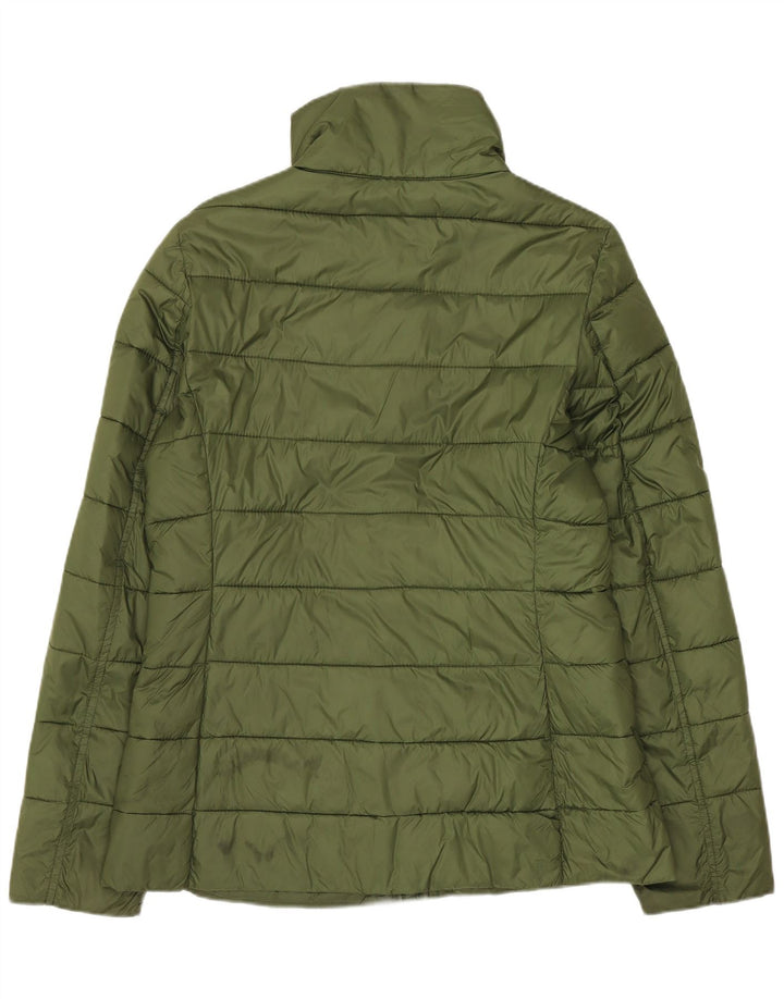 Giacca imbottita oversize da donna Barbour UK 10 piccola in poliestere kaki