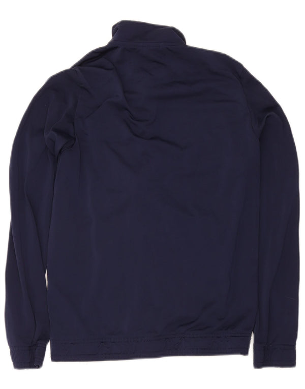 Giacca da tuta da ragazzo Puma 13-14 anni in poliestere color block blu navy