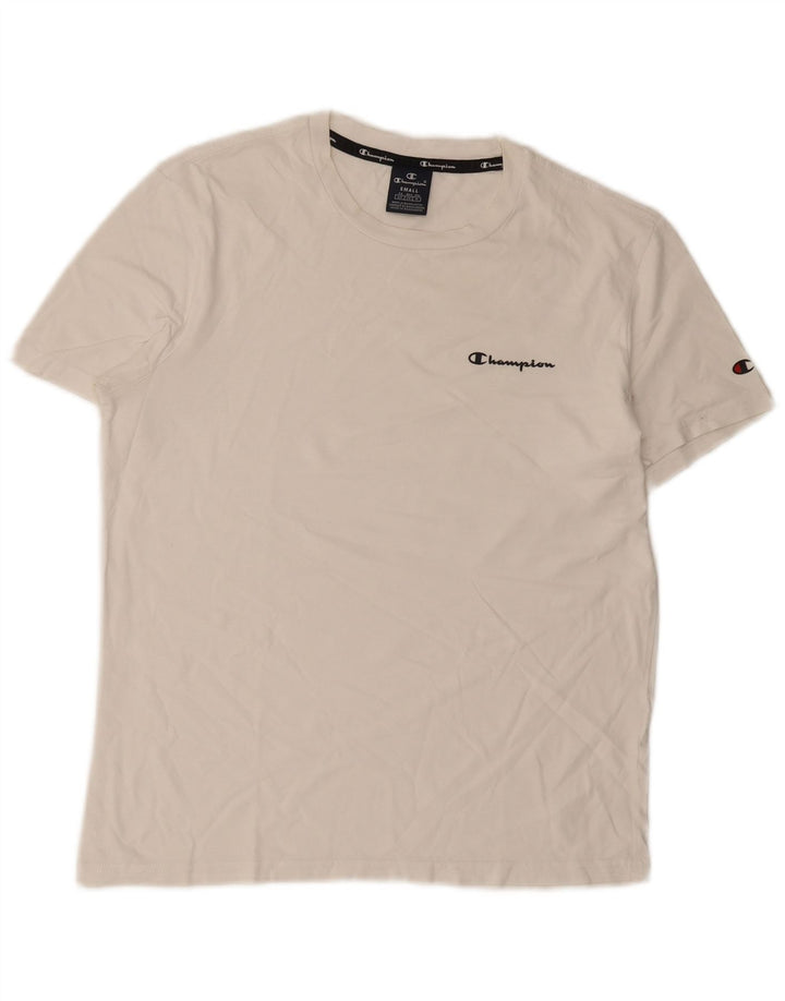 Champion Mens T-Shirt Top Small White