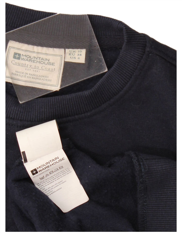Mountain Warehouse Womens Oversized Sweatshirt Jumper UK 10 Small Navy Blue