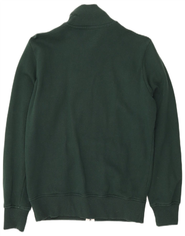Converse Herren-Trainingsanzugoberjacke aus mittelgrüner Baumwolle