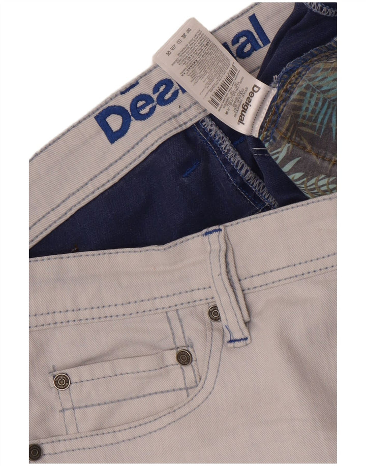 Desigual Mens Slim Jeans W36 L33 Blue Cotton