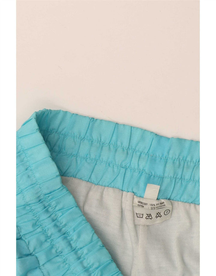 Vintage Womens Tracksuit Trousers 2XL Blue Colourblock Polyamide