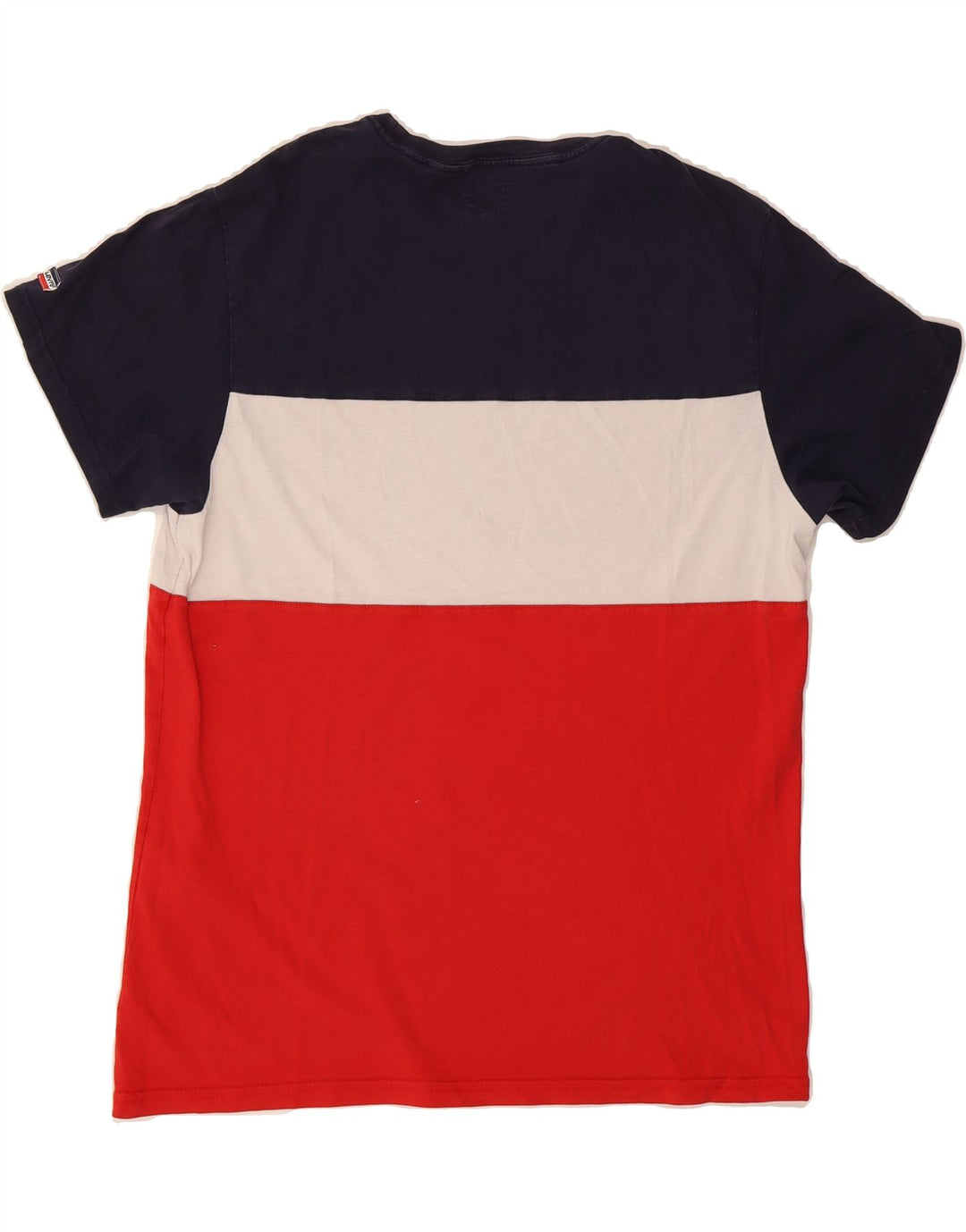 LEVI'S Mens Graphic T-Shirt Top Medium Multicoloured Colourblock Cotton Vintage Levi's and Second-Hand Levi's from Messina Hembry 