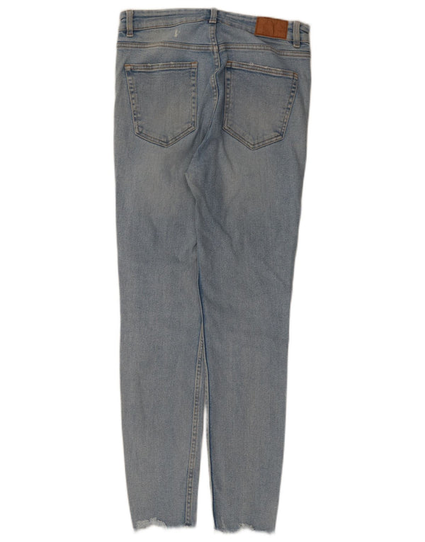 Женские потертые джинсы скинни Zara EU 40 Medium W30 L27 Синие