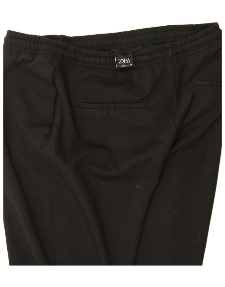 ZARA Womens Tracksuit Trousers UK 18 XL  Black Polyester Vintage Zara and Second-Hand Zara from Messina Hembry 