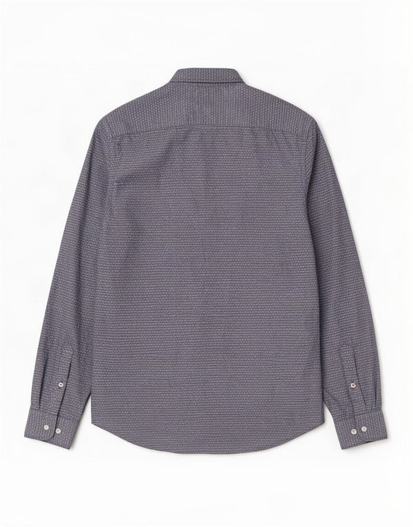 Camisa Tommy Hilfiger de corte regular para hombre de algodón con lunares azules grandes