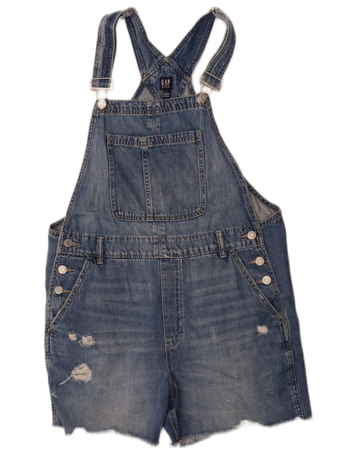 Gap Womens Distressed Dungarees Denim Shorts Medium W36  Blue Cotton