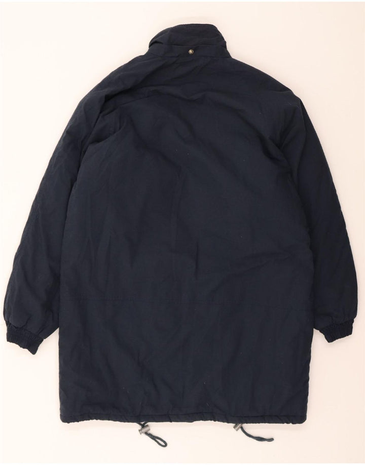 EARTHBOUND Mens Windbreaker Coat UK 38 Medium Navy Blue Nylon Vintage Earthbound and Second-Hand Earthbound from Messina Hembry 