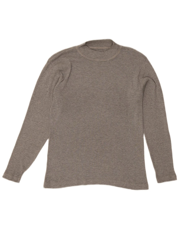 Levi's Womens Top Long Sleeve UK 12 Medium Grey