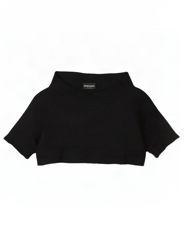 Top corto da donna Emporio Armani EU 38 medio nero