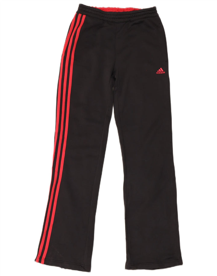 Adidas Womens Tracksuit Trousers UK 10 Small Grey Polyester