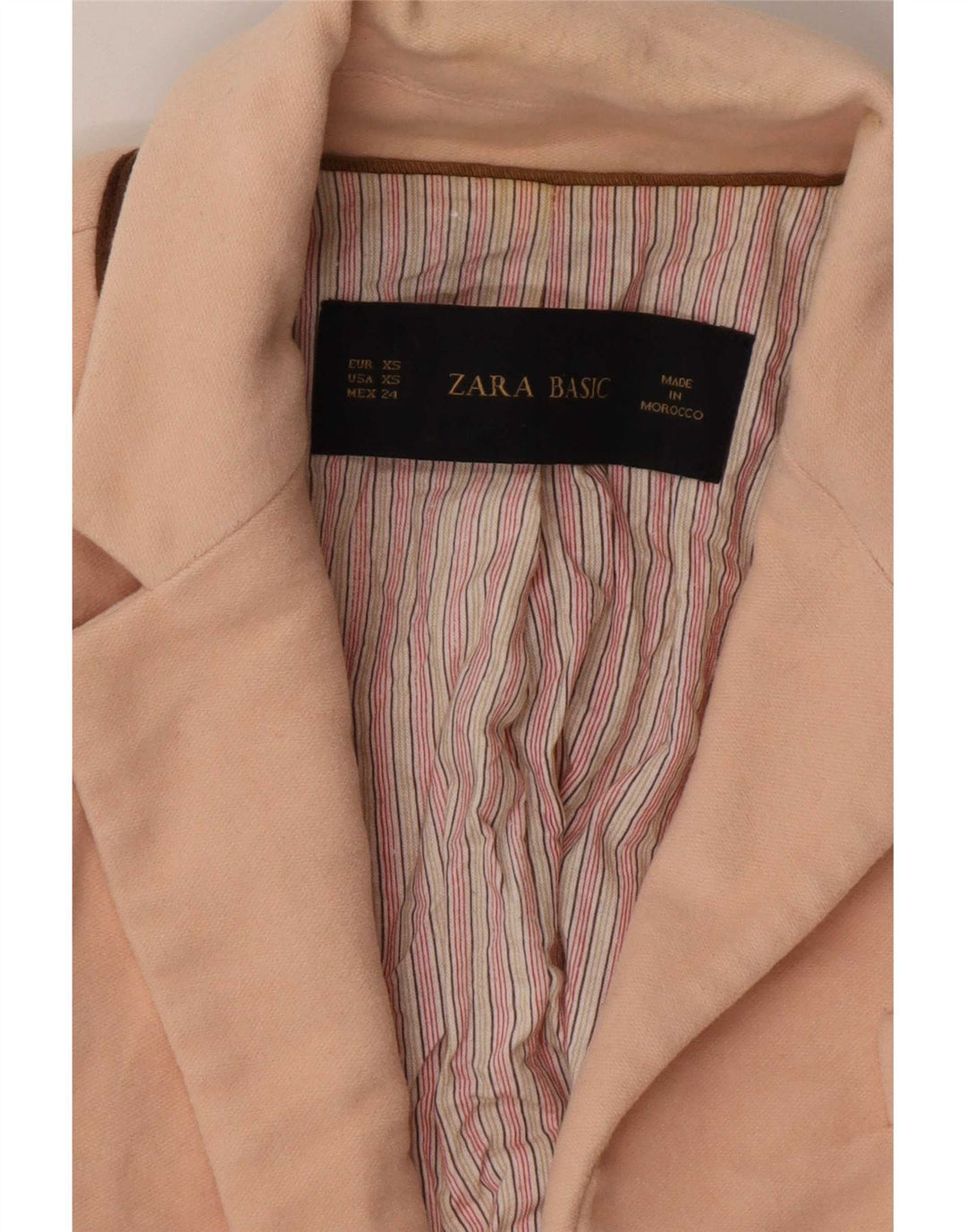 Giacca blazer a 1 bottone da donna Zara UK 6 XS rosa