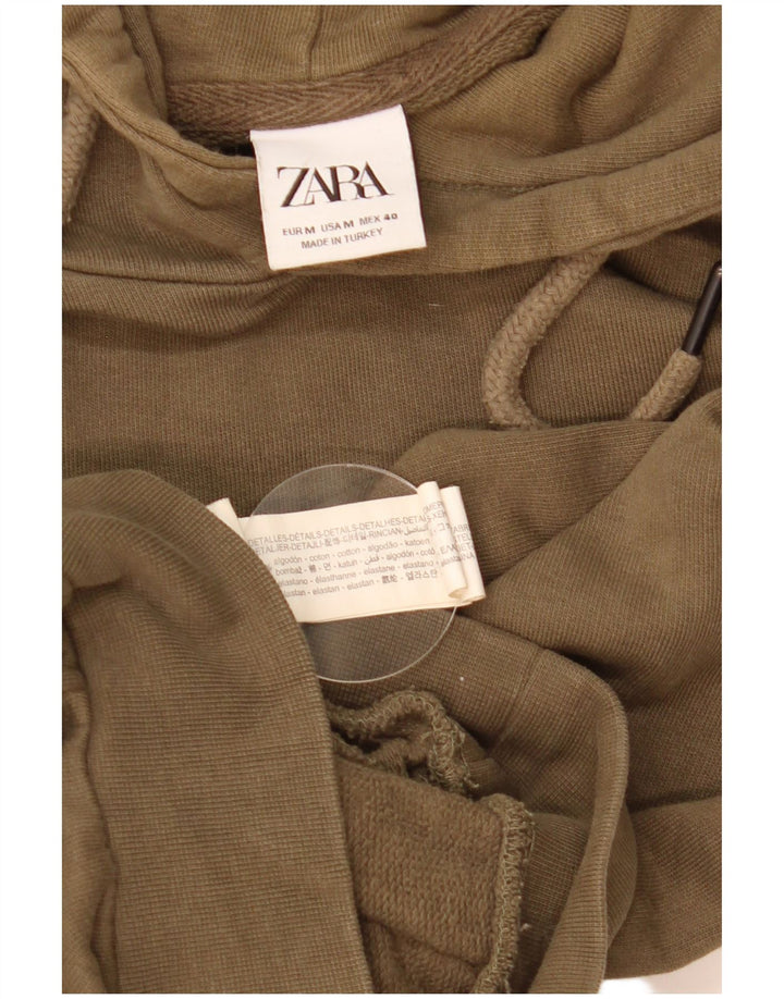 Zara Herre hættetrøje Jumper Medium Khaki Bomuld