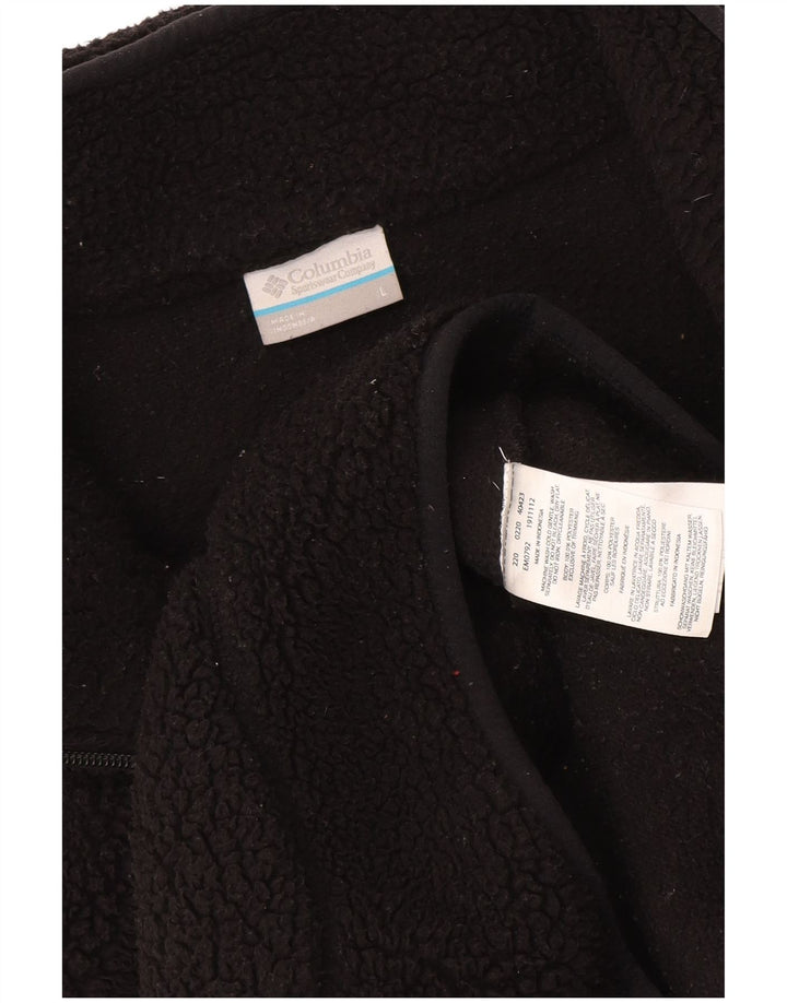 Columbia Herre Fleecejakke UK 40 Stor Sort Polyester