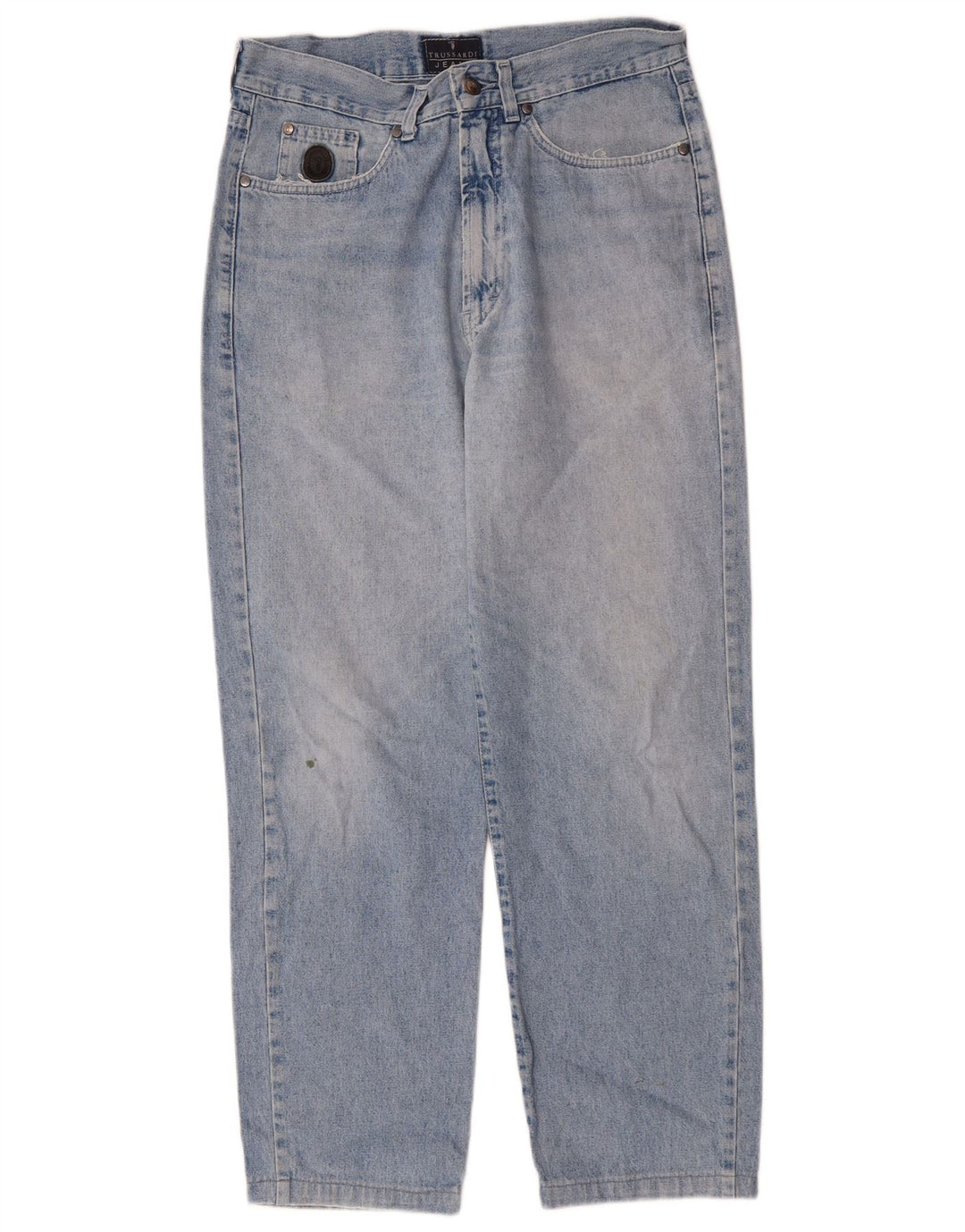TRUSSARDI Herre tilspidsede jeans W33 L28 Blå