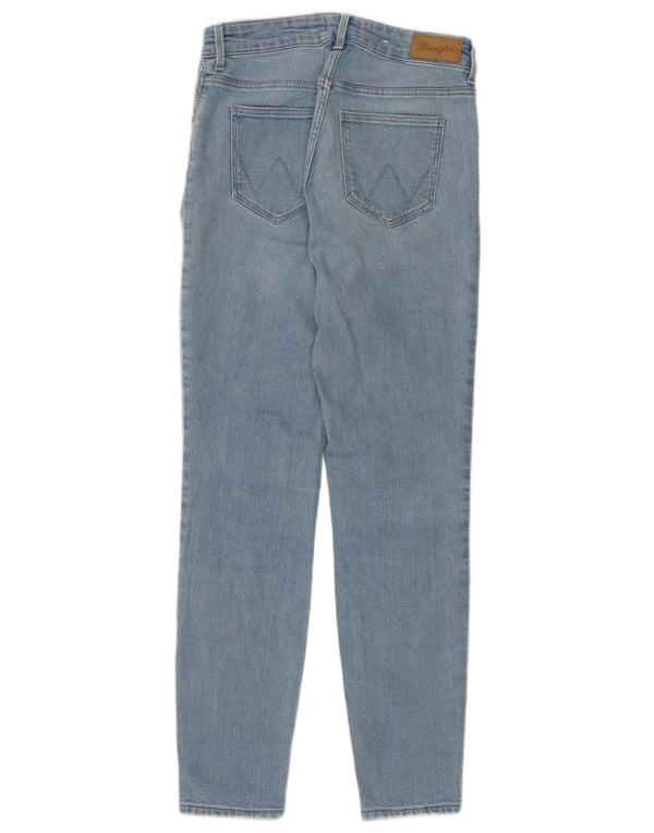 Wrangler Damen Skinny Jeans W26 L30 Blaue Baumwolle