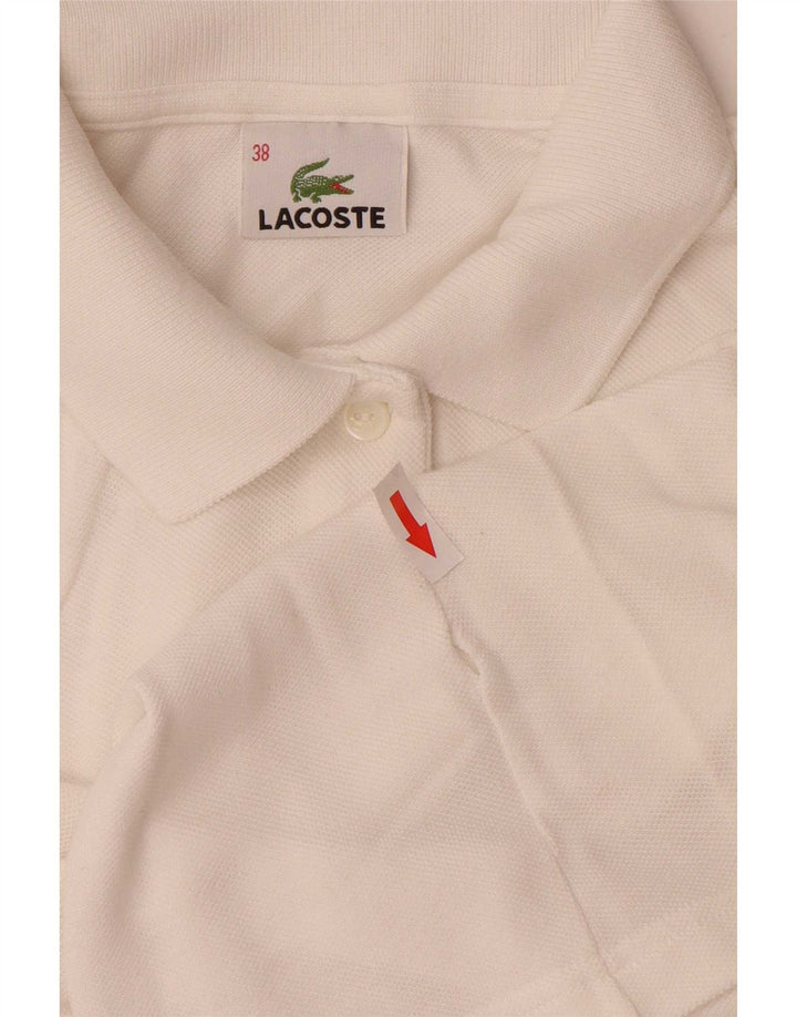 Tricou polo pentru femei Lacoste Mărimea 38 Medium White