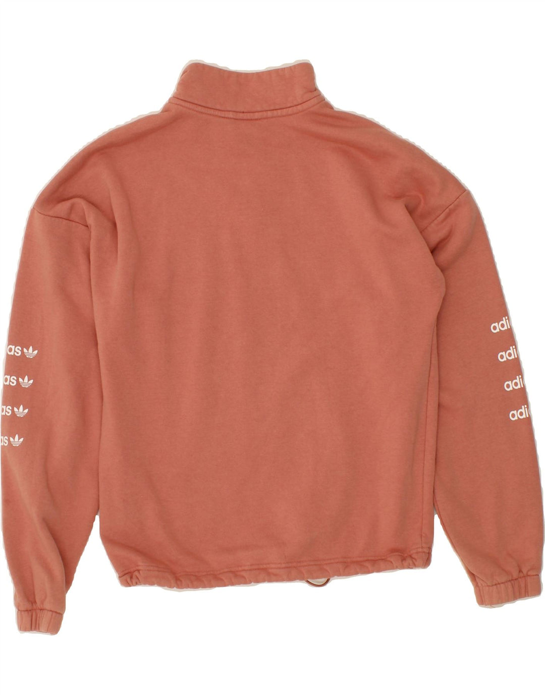 ADIDAS Womens Oversized Graphic Sweatshirt Jumper UK 8 Small  Pink Vintage Adidas and Second-Hand Adidas from Messina Hembry 