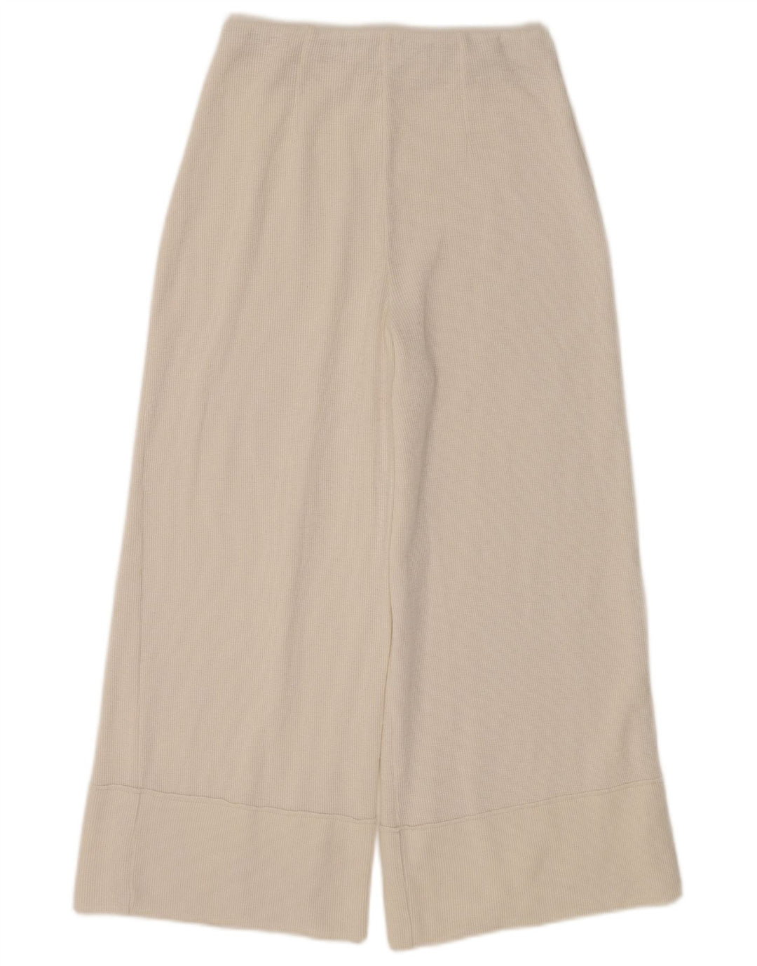 Zara Womens Capri Tracksuit Trousers UK 10 Small  White