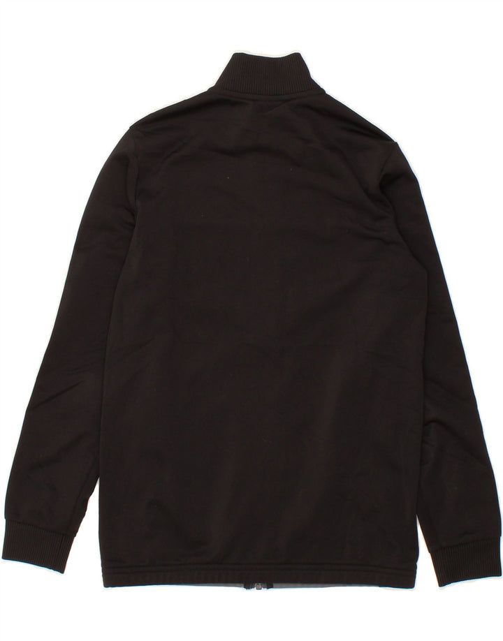 ADIDAS Boys Tracksuit Top Jacket 11-12 Years Black Colourblock Polyester Vintage Adidas and Second-Hand Adidas from Messina Hembry 
