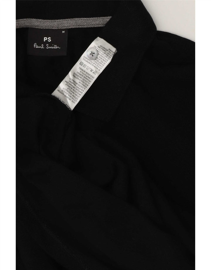 Polo a maniche lunghe da uomo Paul Smith nera media