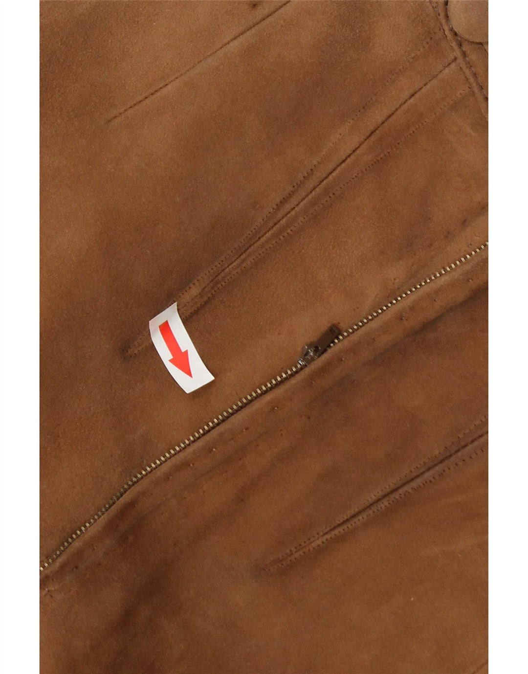 Vintage Damen Wildlederrock W26 Small Beige