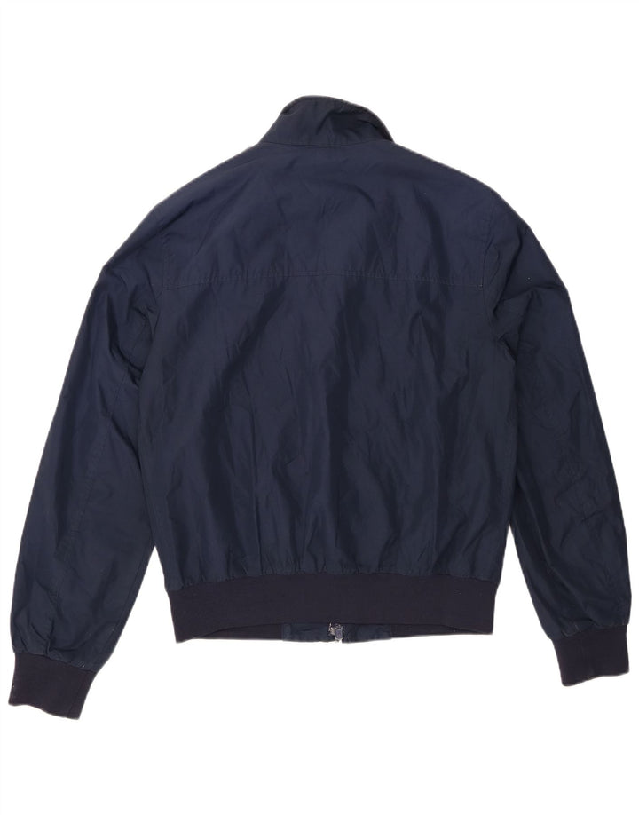 Marina Yachting Mens Bomber Jacket IT 48 Medium Navy Blue Polyester