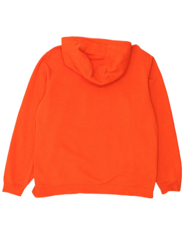 Nike Mens Clemson Tigers Graphic Hoodie Jumper XL Orange Cotton