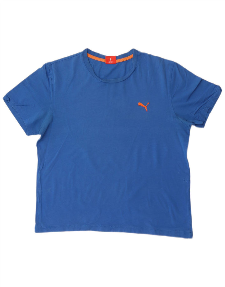 Puma Mens T-Shirt Top Large Blue