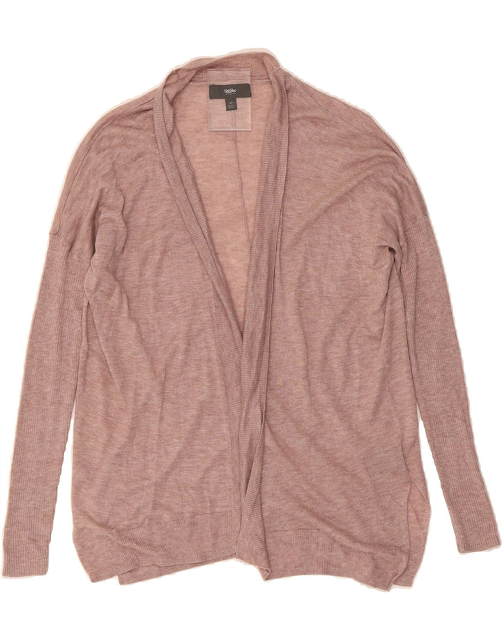 MOSSIMO Womens Oversized Open Cardigan Sweater UK 10 Small Pink Acrylic Vintage Mossimo and Second-Hand Mossimo from Messina Hembry 