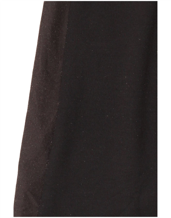 Desigual Womens Basic Dress UK 12 Medium Black Geometric Polyester
