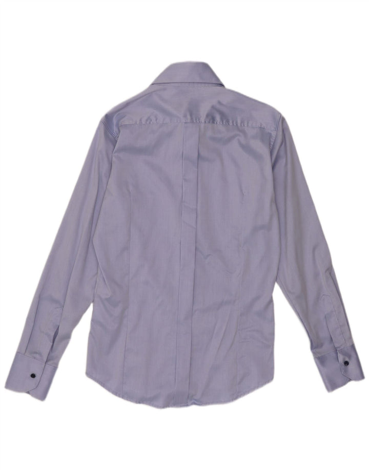 Naracamicie Mens Shirt XS Blue Cotton Classic