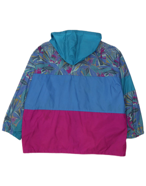 Giacca antipioggia da uomo J Jeantex, vestibilità ampia, con cappuccio, UK 40/42, grande, colore blu