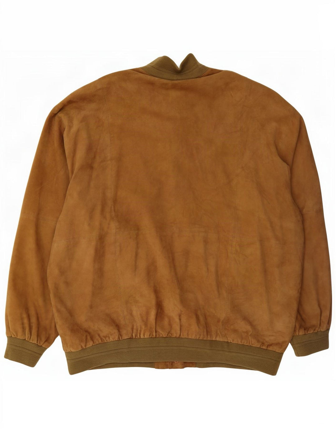 Jaqueta bomber masculina de camurça Barisal IT 58 4XL couro bege