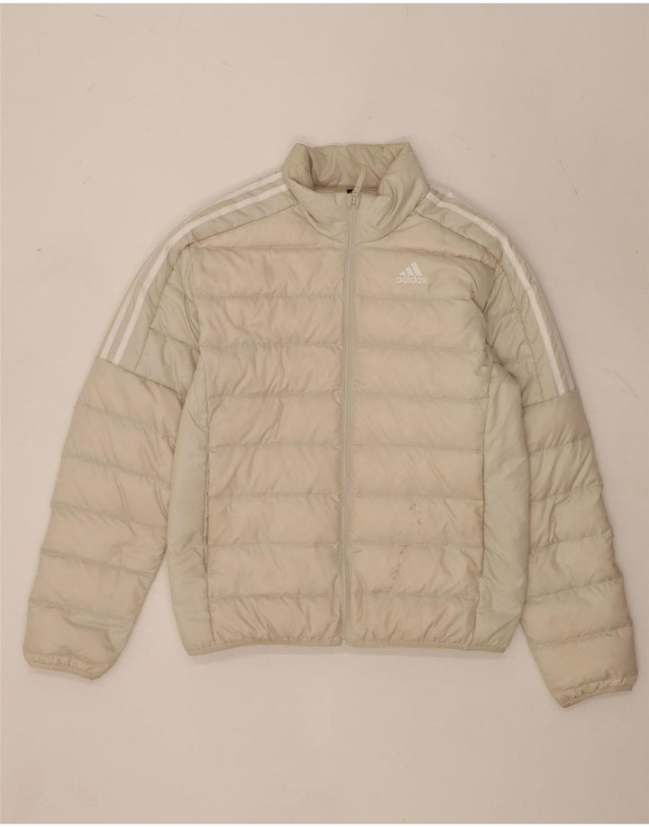 Adidas Polstret Herrejakke UK 38 Medium Beige Polyester