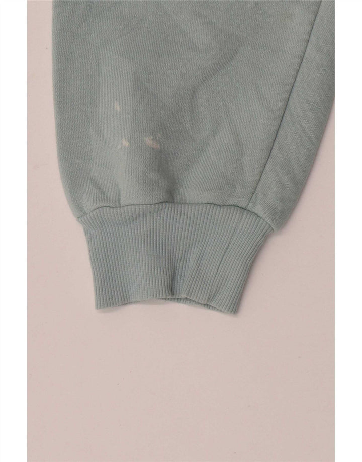 Marks & Spencer Womens Longline Sweatshirt Jumper UK 14 Medium Blue Cotton
