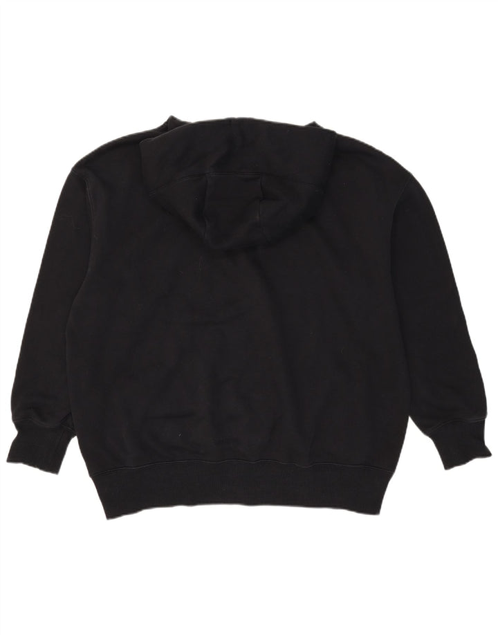 Nike Mens Oversized Hoodie Jumper Small Black Cotton