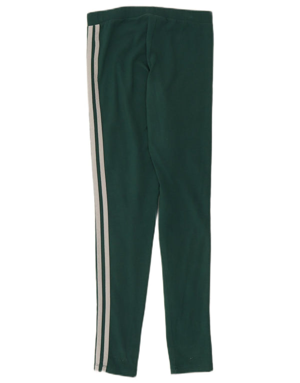 Leggings Adidas da donna UK 4 XS verde cotone
