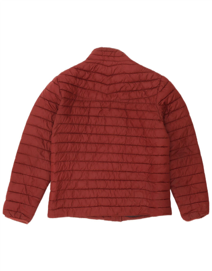 Joules Mens Padded Jacket UK 38 Medium Maroon Polyester