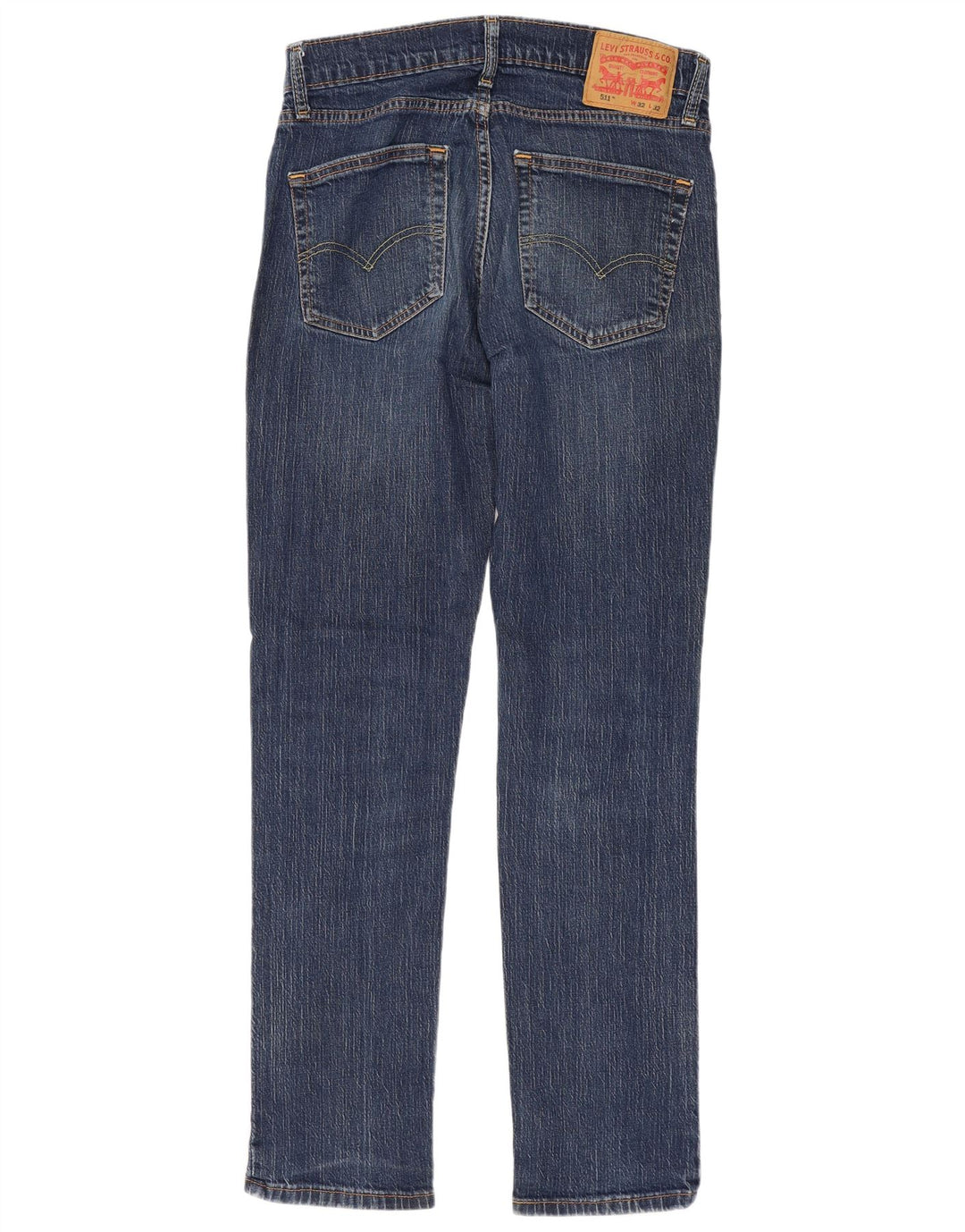 Levi's Mens 511 Slim Jeans W32 L32 Blue Cotton