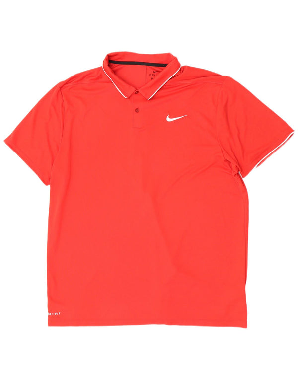 Polo Nike da uomo vestibilità regolare 2XL poliestere rosso