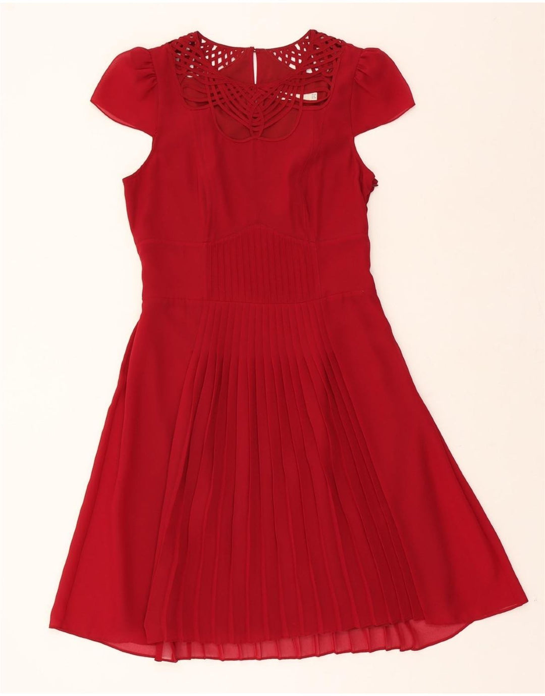 KAREN MILLEN Womens A-Line Dress UK 12 Medium Multicoloured Polyester Vintage Karen Millen and Second-Hand Karen Millen from Messina Hembry 