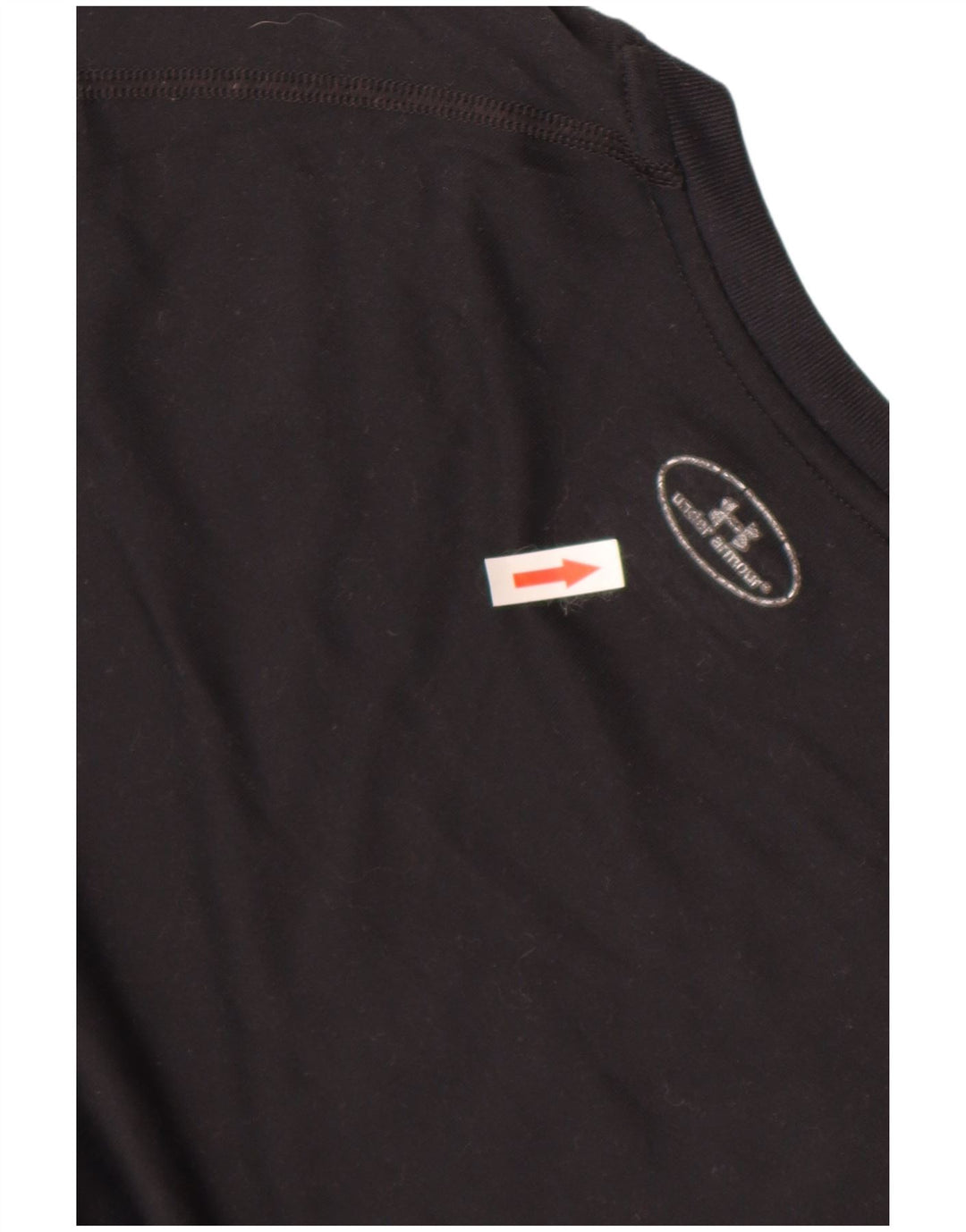 Under Armour Womens T-Shirt Top UK 18 XL Black Polyester