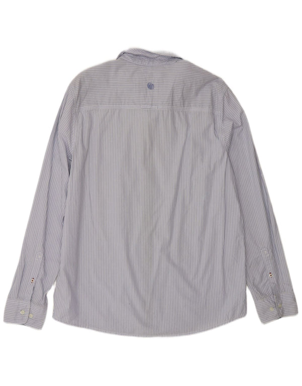 Camisa de corte clásico para hombre de Fat Face de algodón con rayas diplomáticas en azul grande