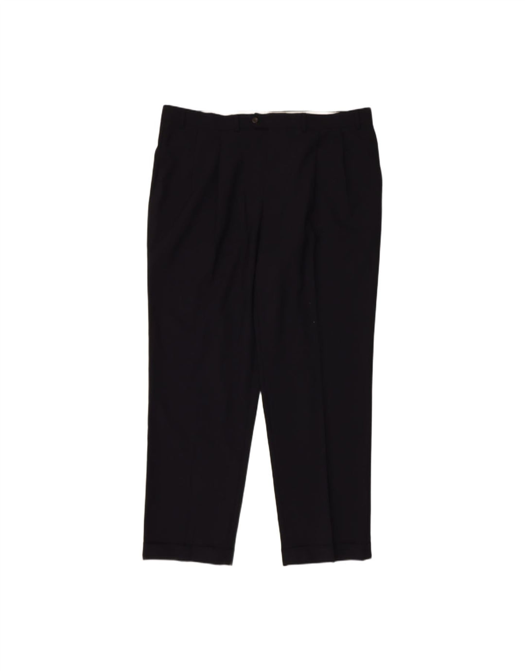 CHAPS Mens Pegged Suit Trousers W42 L31 Navy Blue Wool Vintage Chaps and Second-Hand Chaps from Messina Hembry 