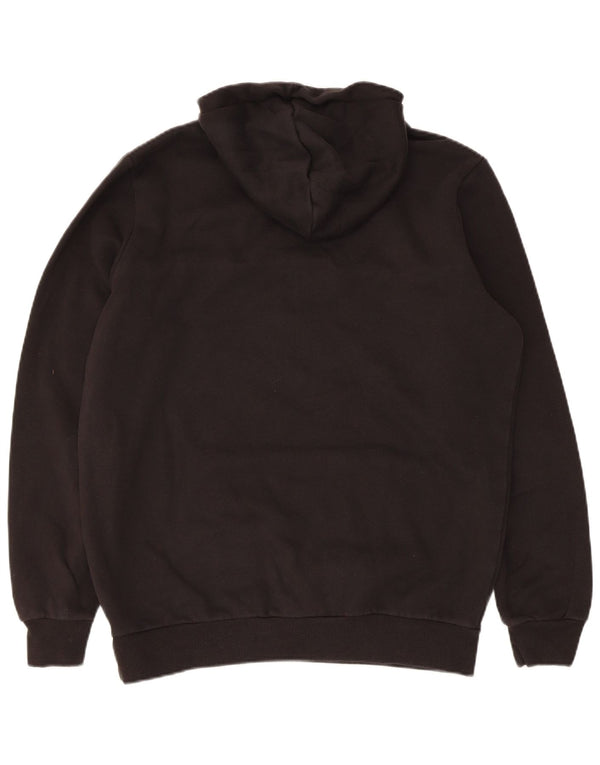 Puma Mens Hoodie Jumper Medium Black Cotton