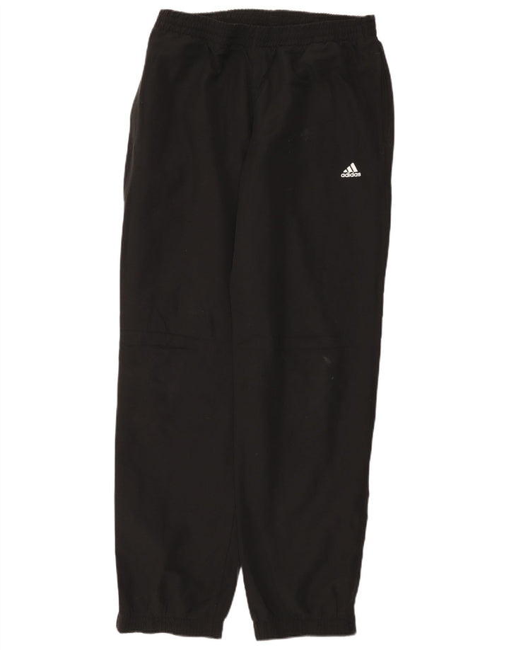 Adidas Mens Climalite Tracksuit Trousers Joggers Medium  Black Polyester